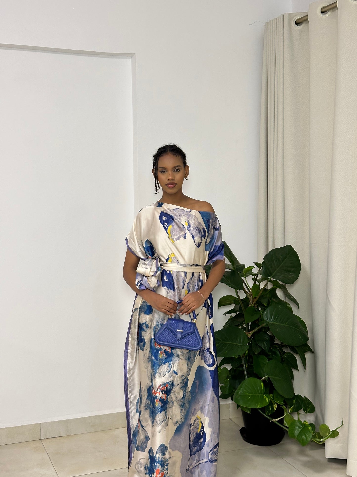 Azure Garden Dera -Maxi Dress