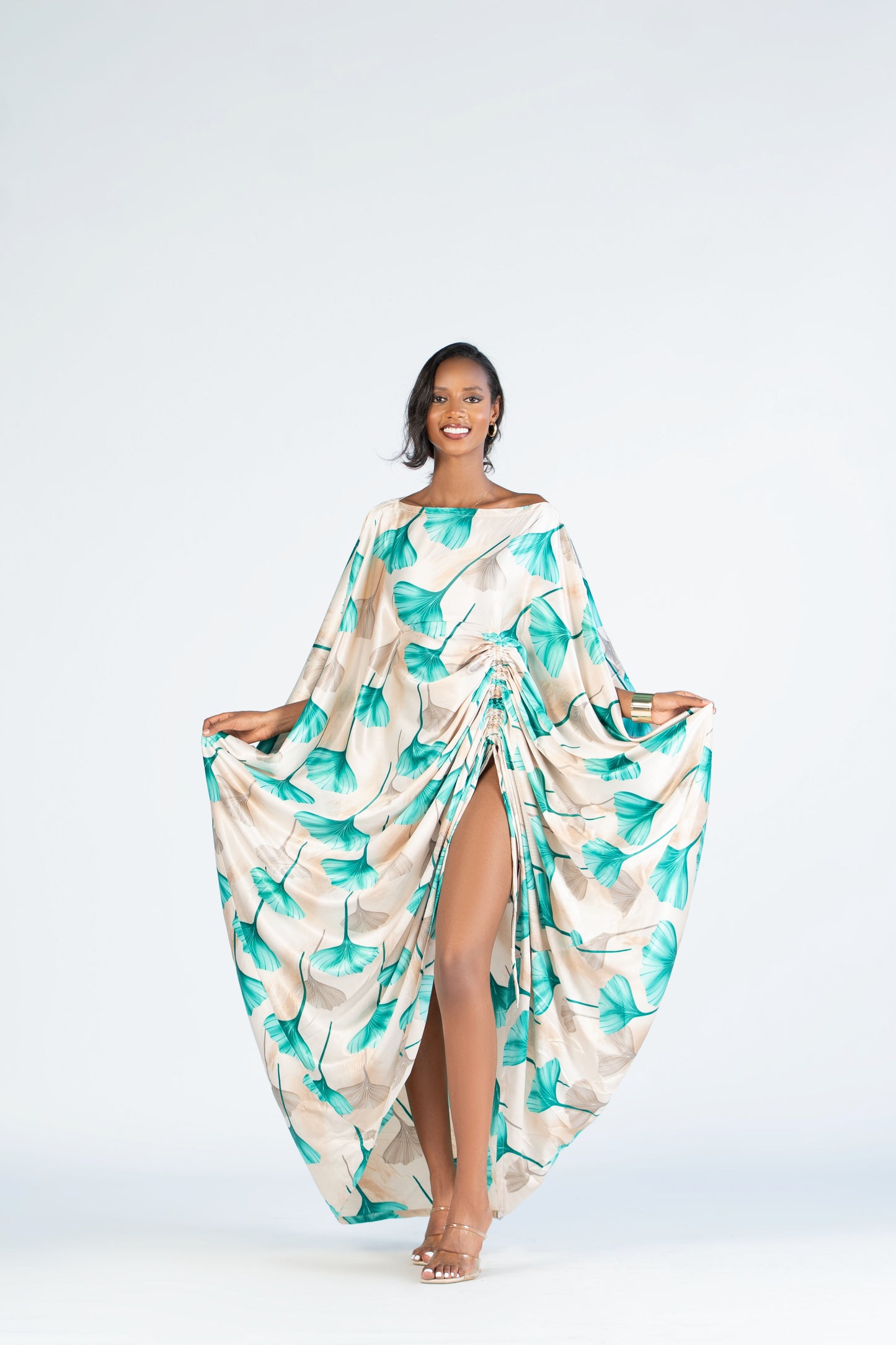 Ginkgo Glow Derac- Maxi Dress
