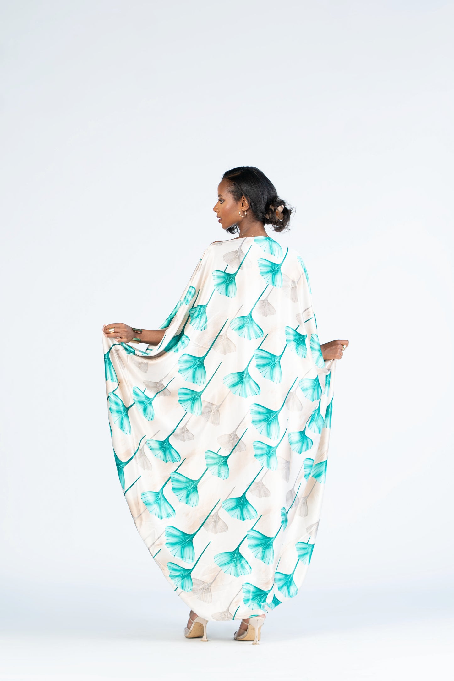 Ginkgo Glow Derac- Maxi Dress