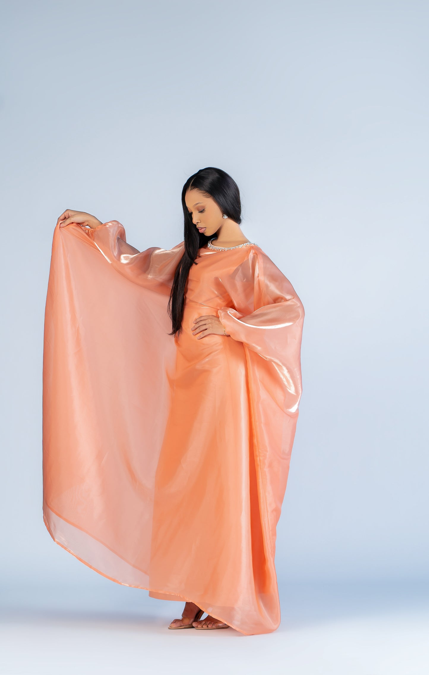 Sunset Pearl Suheila maxi dress