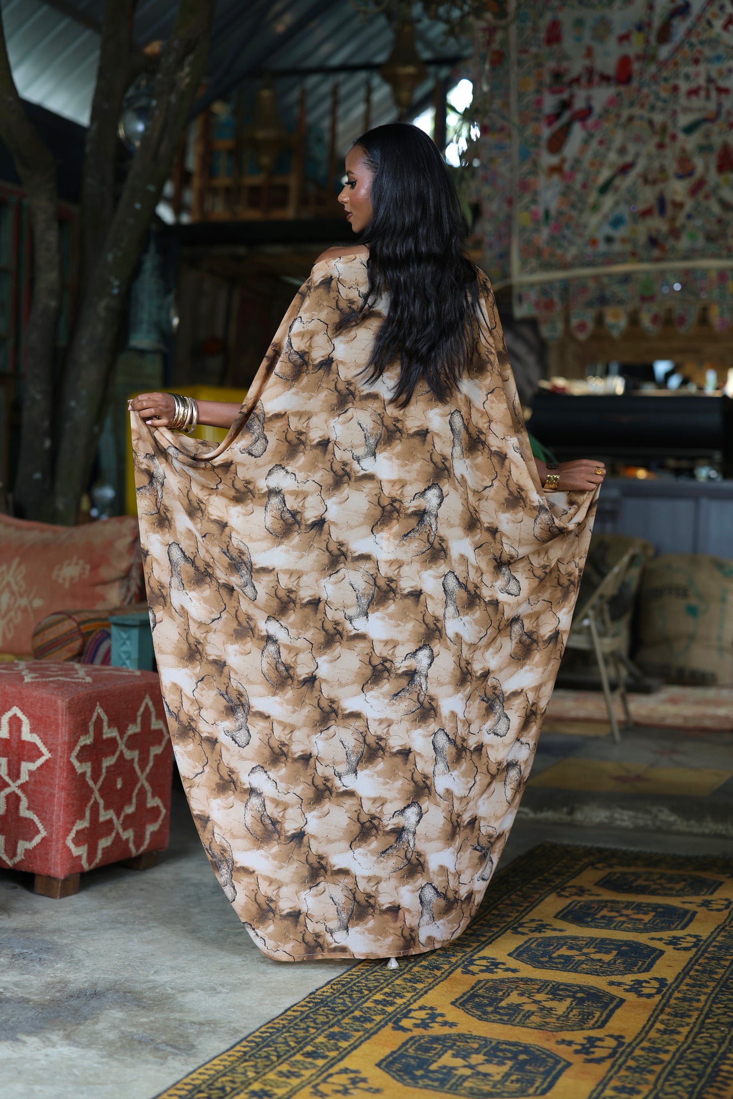 Sandy Veil Derac - Chiffon Maxi Dress
