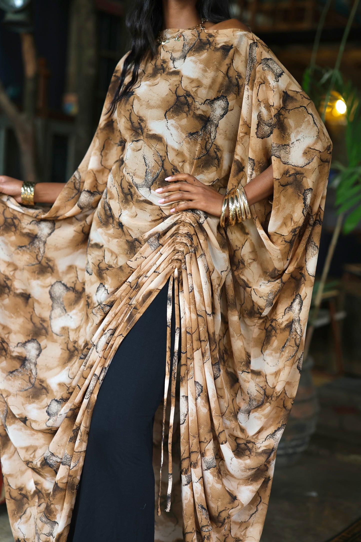 Sandy Veil Derac - Chiffon Maxi Dress