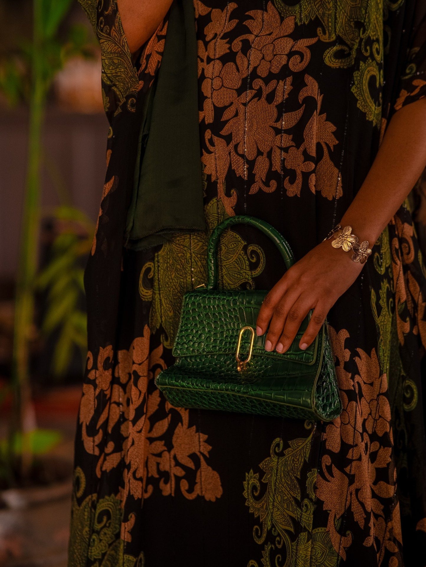 Olive Tapestry - Balqis Dress