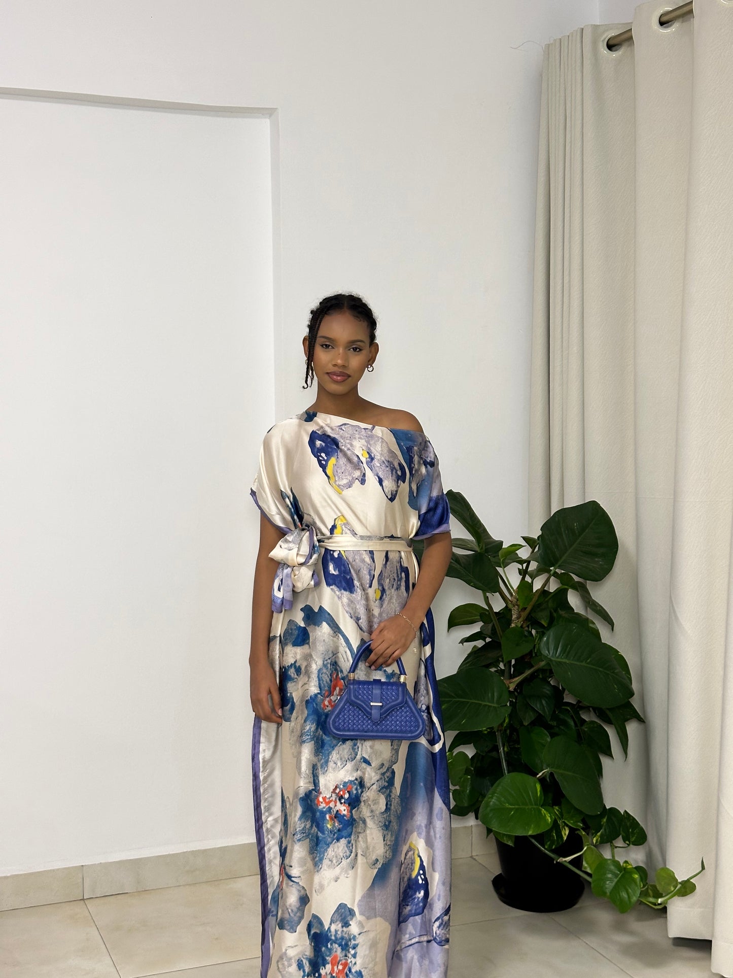 Azure Garden Dera -Maxi Dress