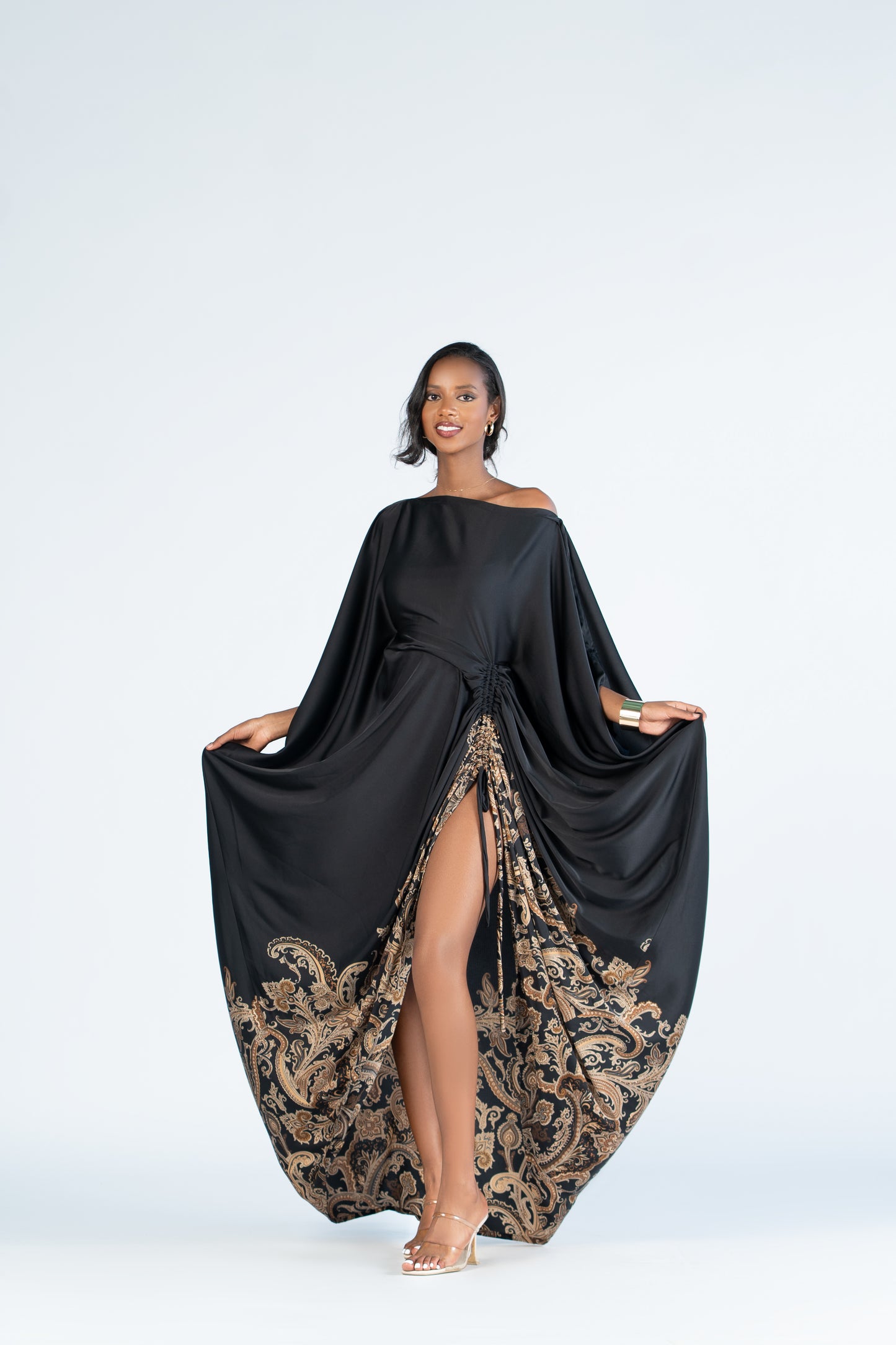 Noir Majesty Derac- Maxi Dress
