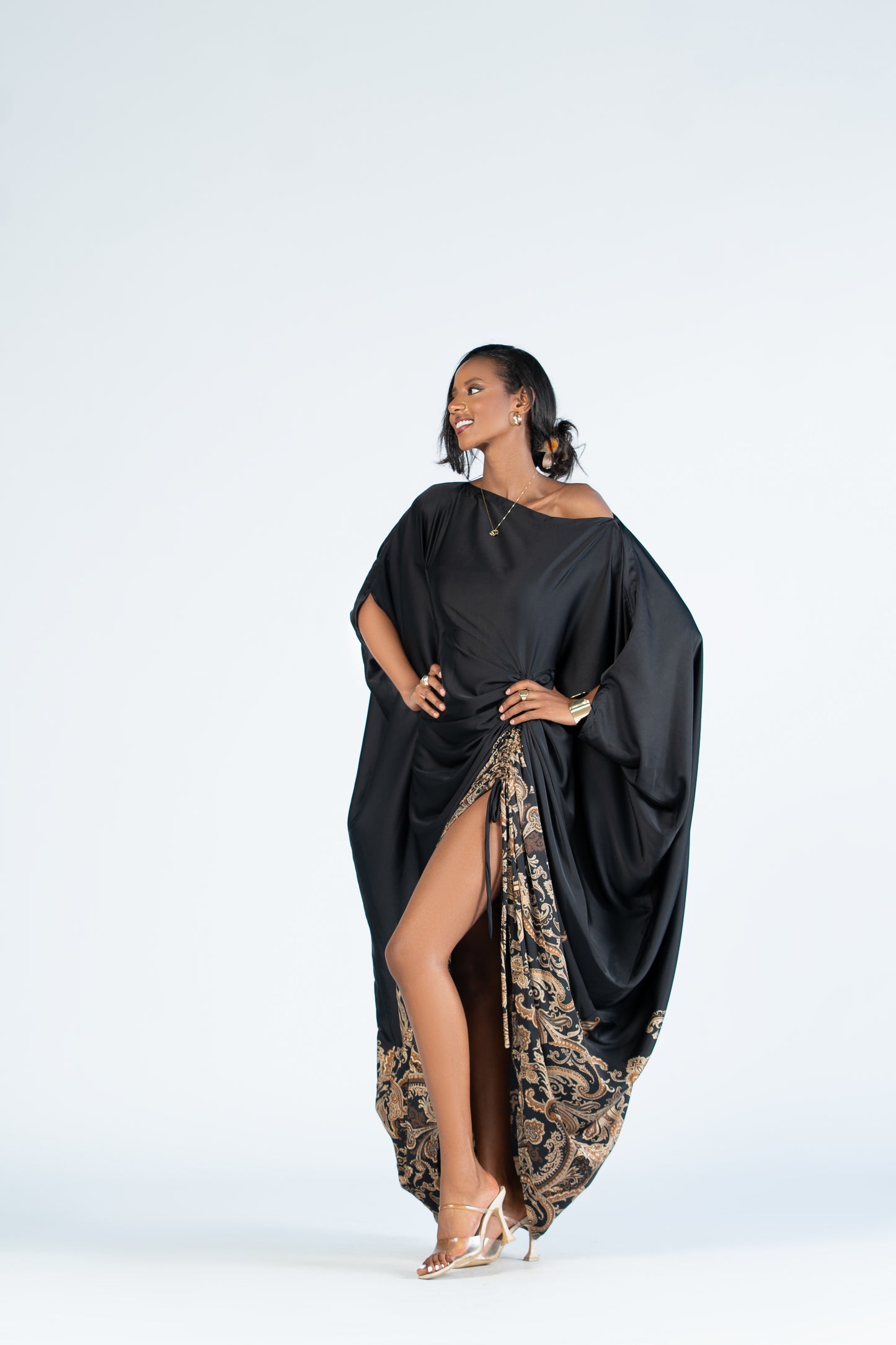 Noir Majesty Derac- Maxi Dress