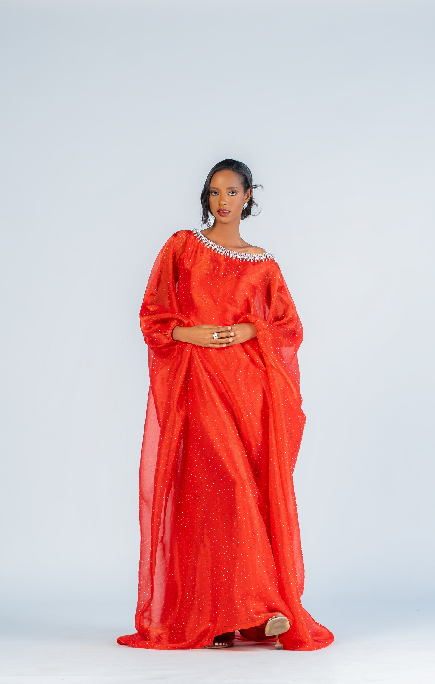 Flame Glimmer  Suheila maxi dress