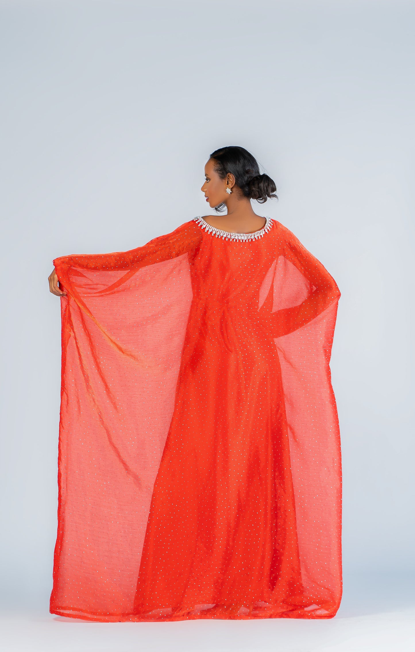Flame Glimmer  Suheila maxi dress