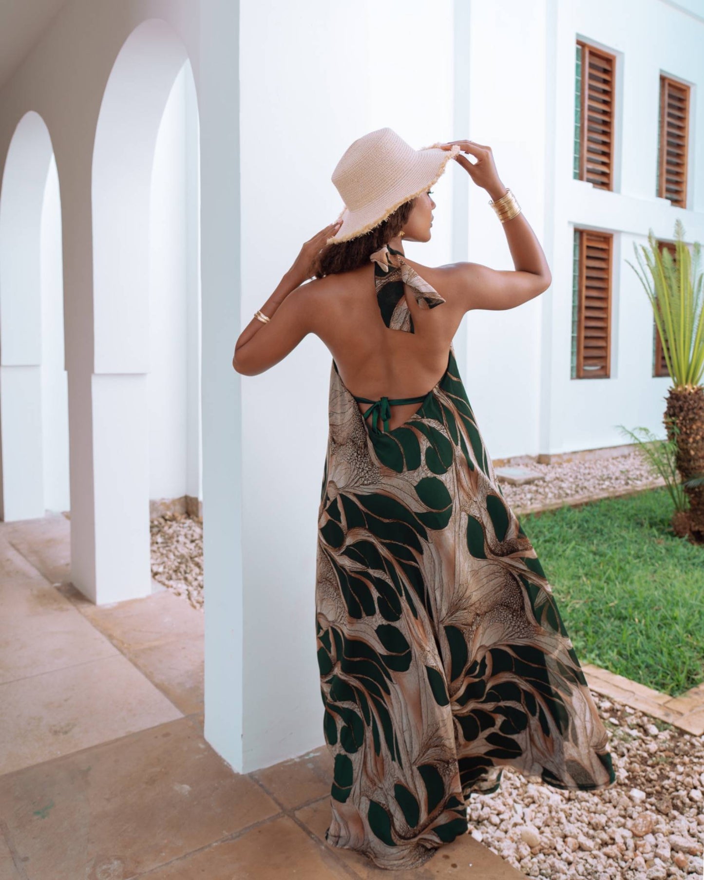 Palm Whisper Dress