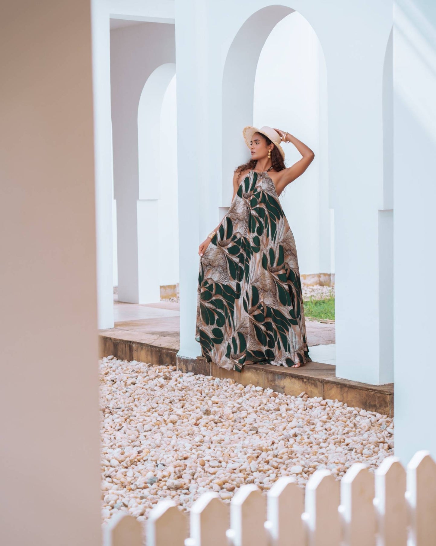 Palm Whisper Dress