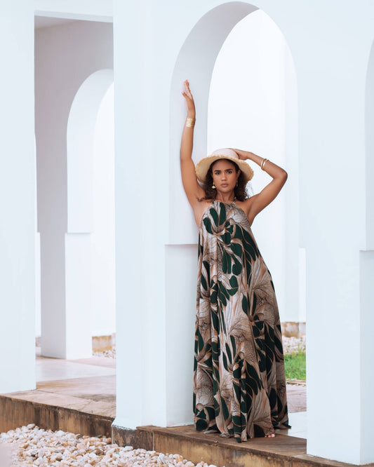 Palm Whisper Dress