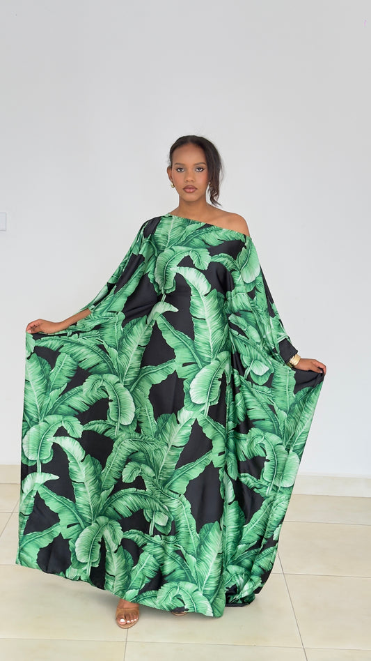 Tropical Luxe Kaftan (Dress)-Maxi Dress