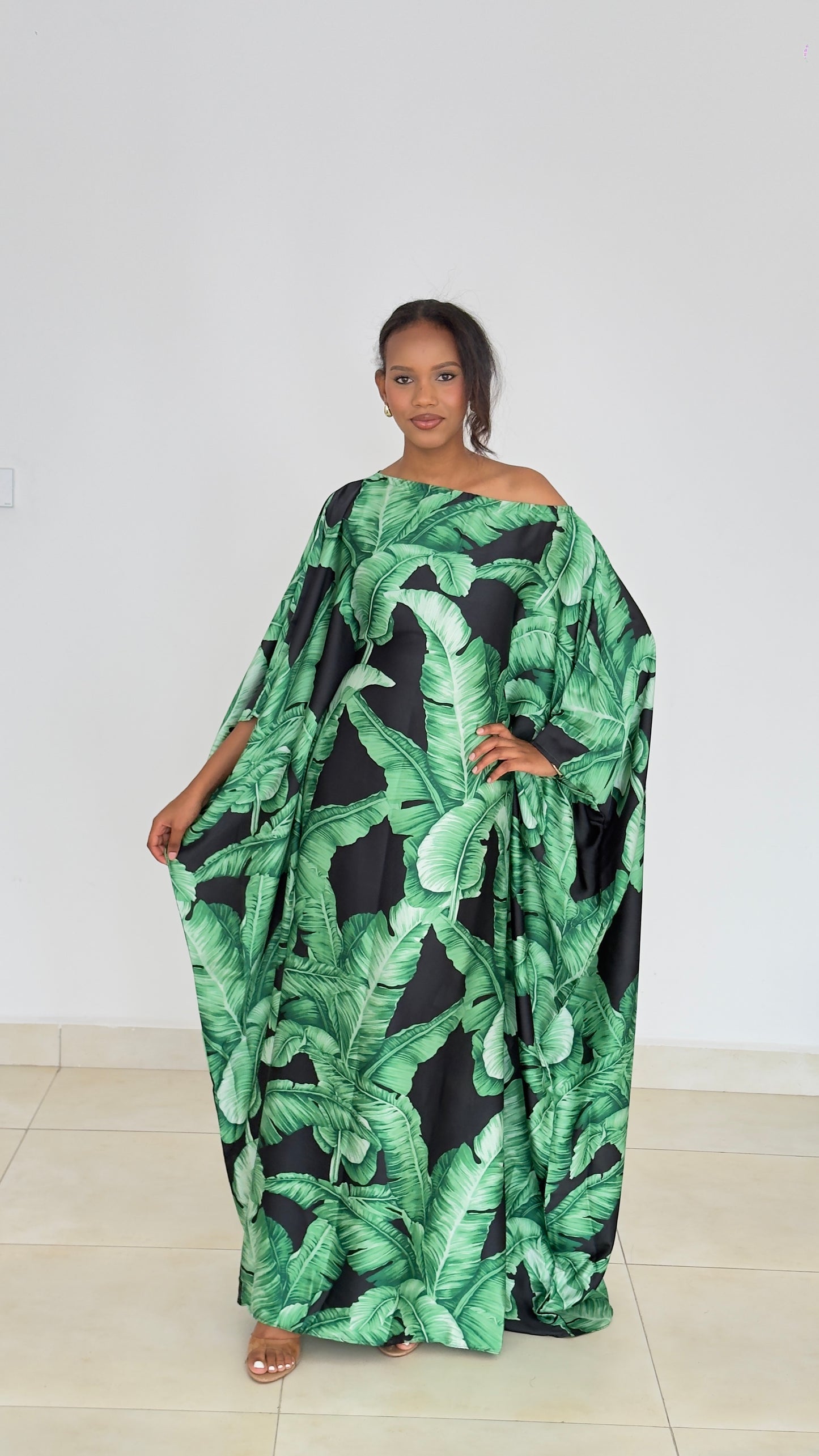 Tropical Luxe Kaftan (Dress)-Maxi Dress