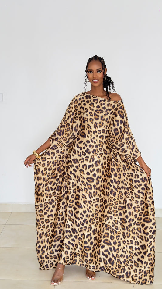 Wild Majesty Kaftan -Maxi Dress