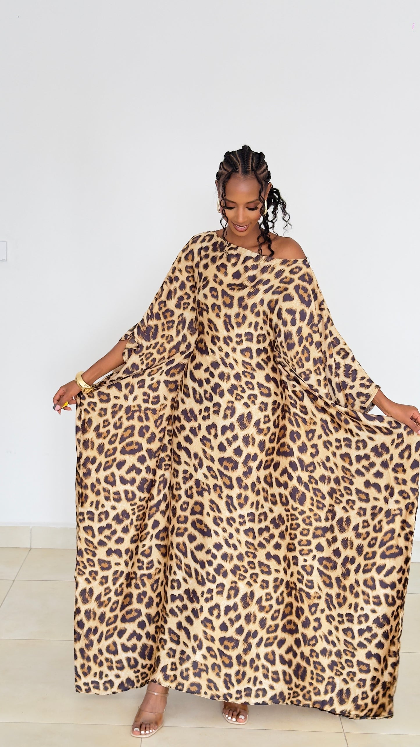 Wild Majesty Kaftan -Maxi Dress