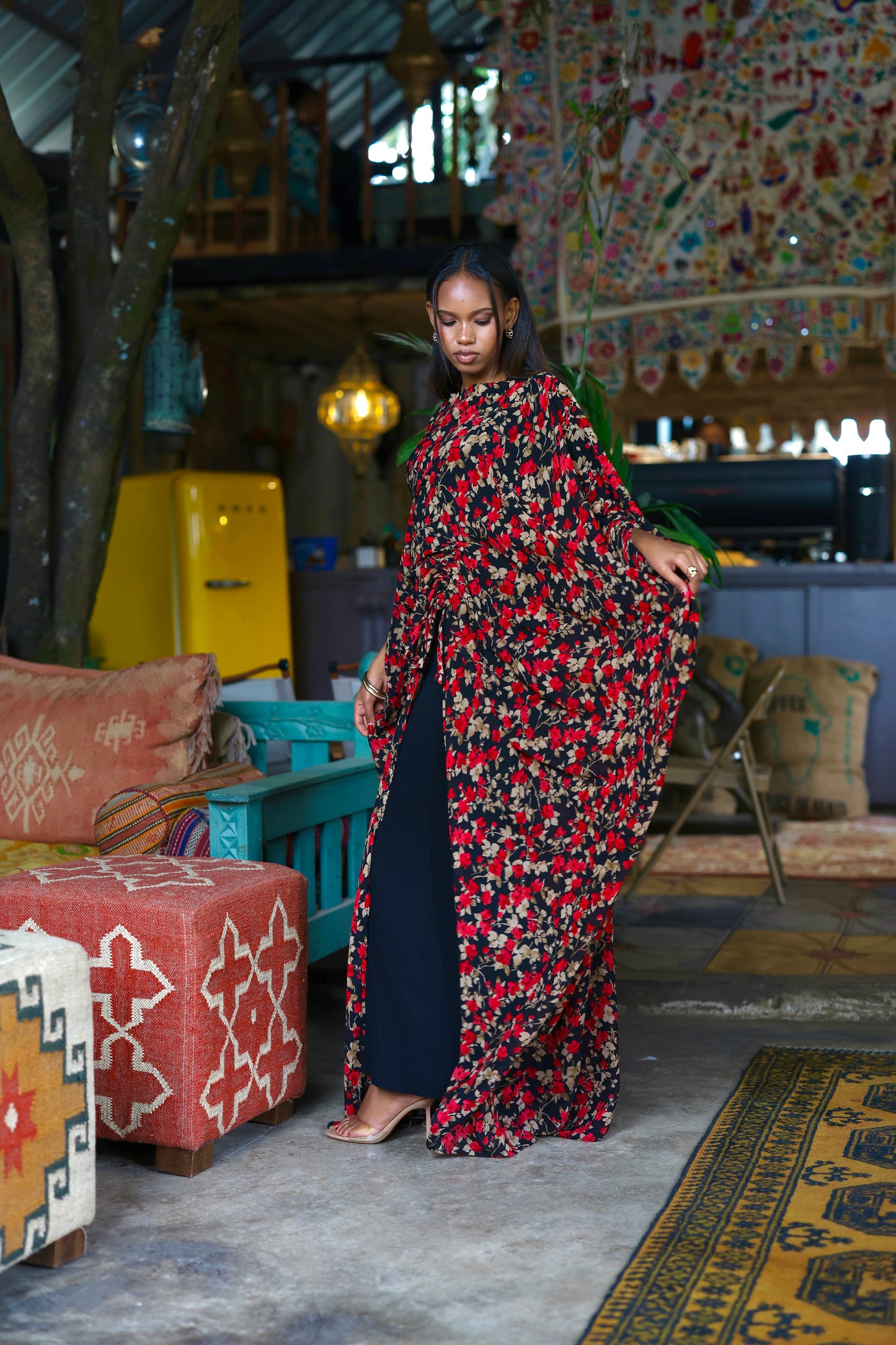 Velour Garden Derac - Chiffon Maxi Dress