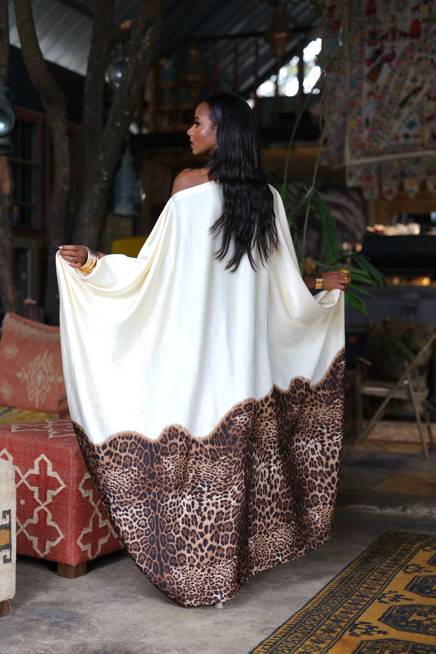 Wild Sands Derac - Silk Maxi Dress