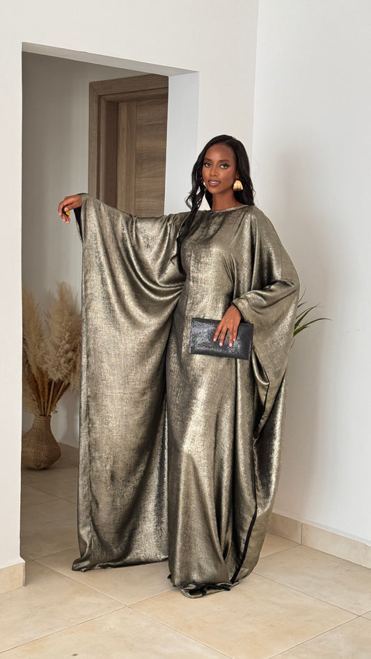 Moonlit Sheen kaftan - Silk Maxi Dress