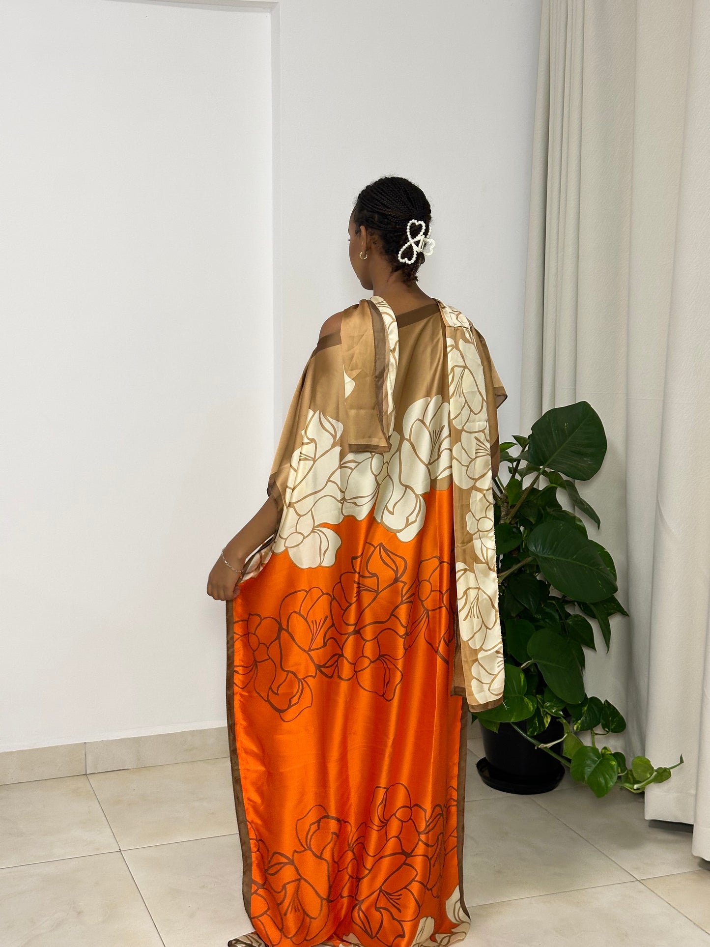 Sahara Bloom Dera-Maxi Dress