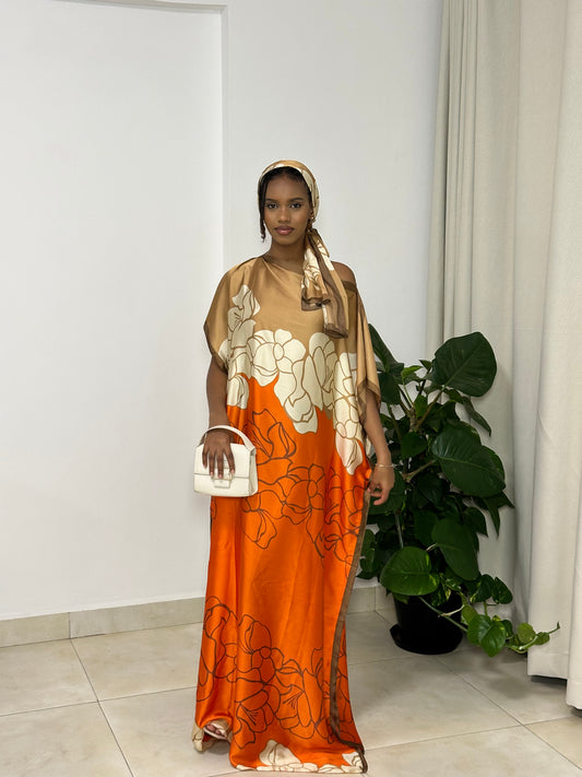 Sahara Bloom Dera-Maxi Dress
