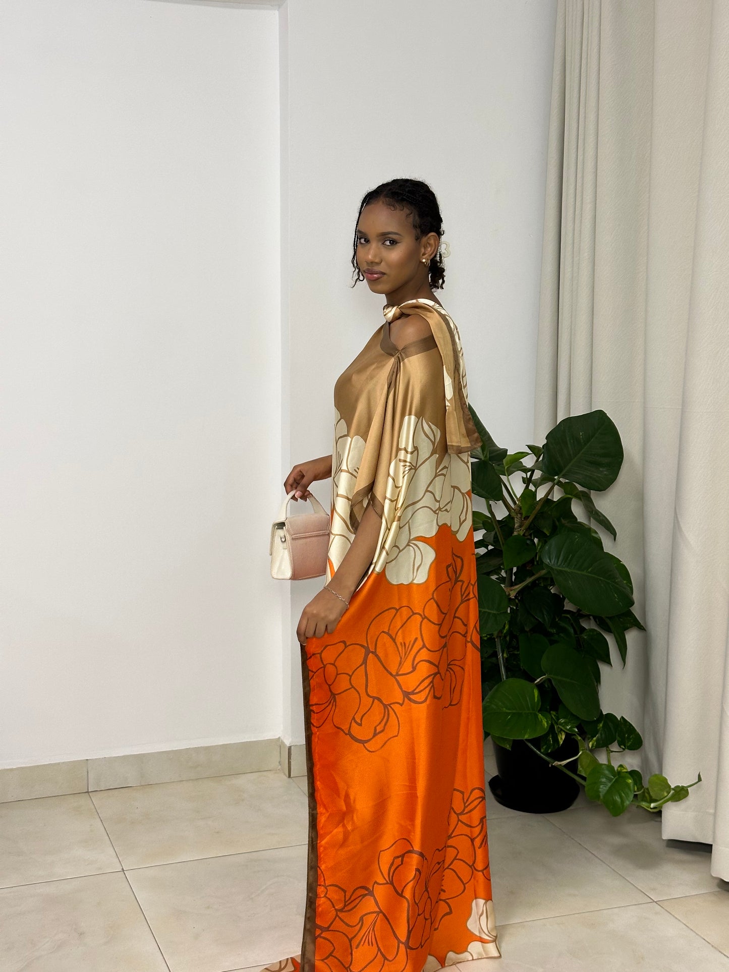 Sahara Bloom Dera-Maxi Dress